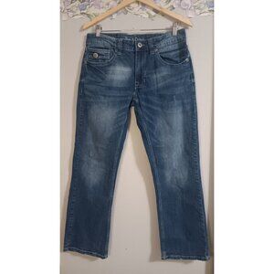 Axe & Crown 30x30 Slim Boot Dark Wash Casual Denim Biker Outdoor Party Jeans